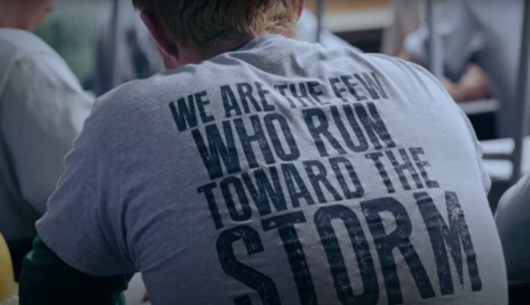 “Keep the lights on”, a tribute to the essential work of the linemen.