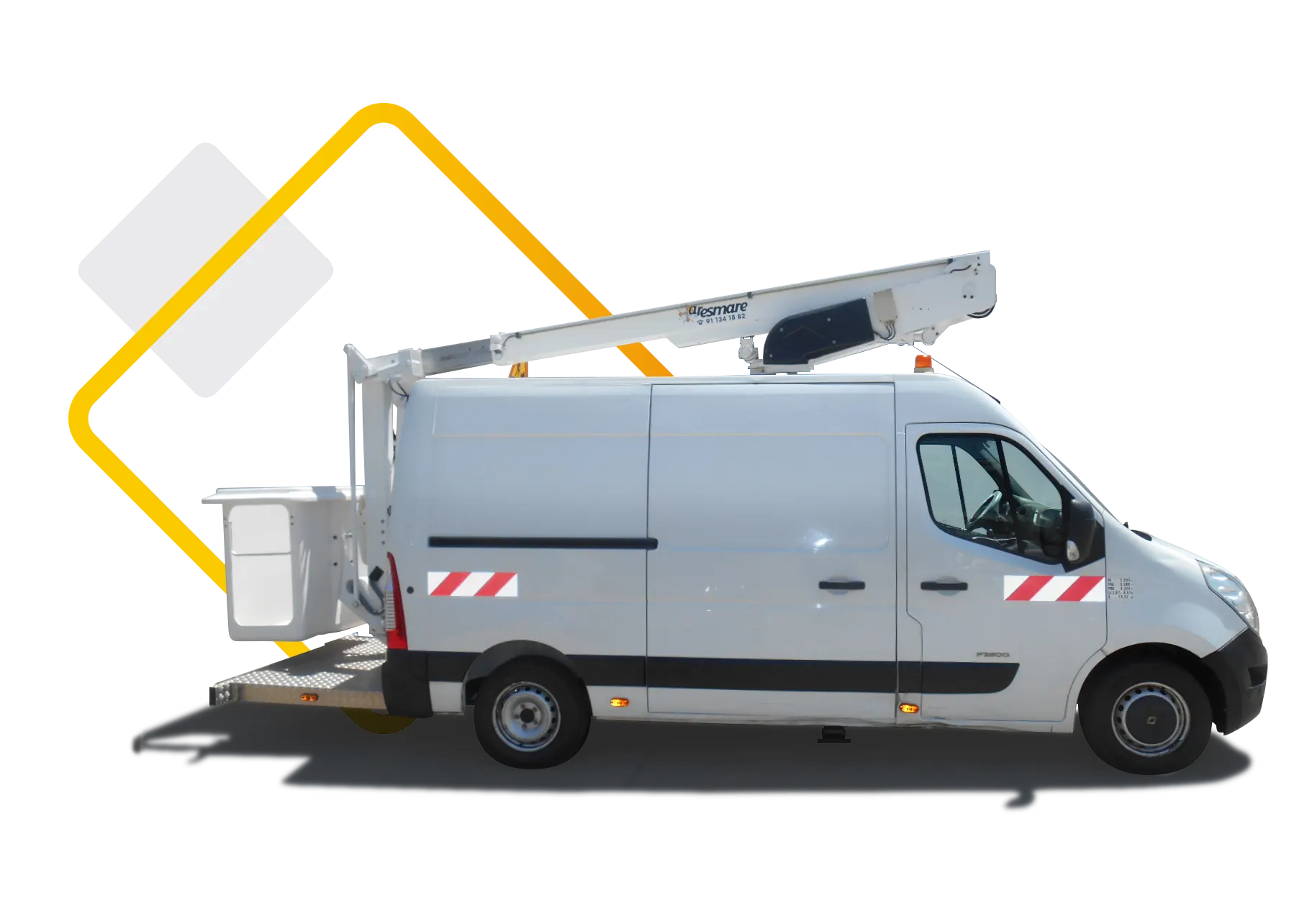 Nuestro furgón cesta, nuestro modelo AR130