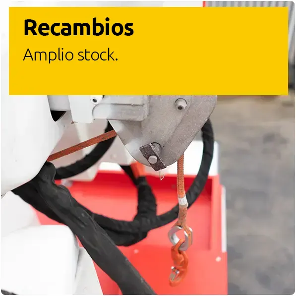 Servicios - Recambios. amplio stock